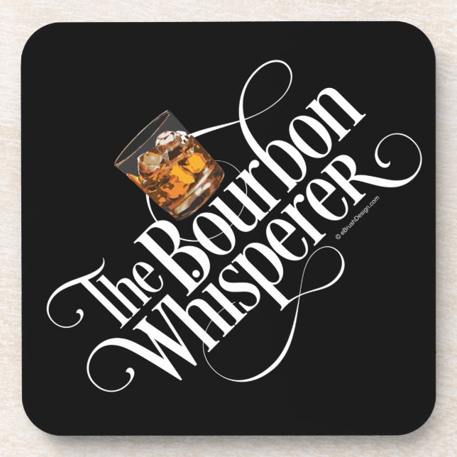 Bourbon Whisperer Coaster (Front)
