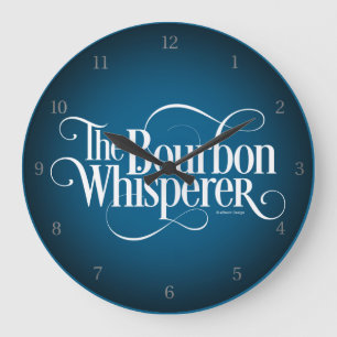 Bourbon Whisperer Large Clock
