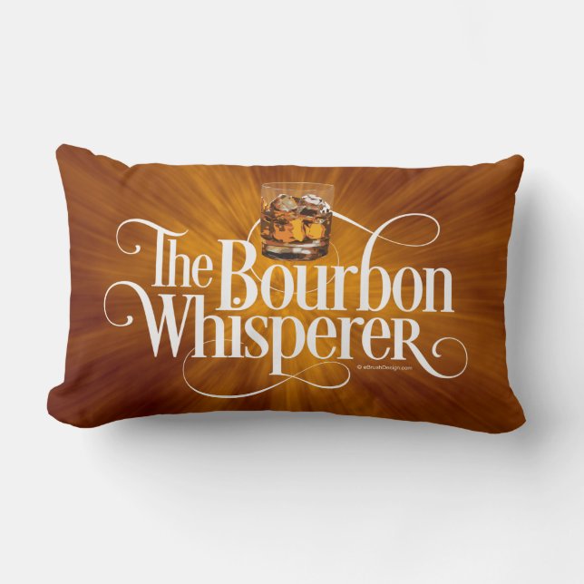 Bourbon Whisperer Lumbar Pillow (Front)