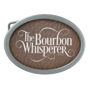 Bourbon Whisperer Oval Belt Buckle