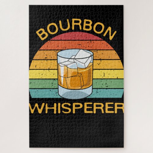 Bourbon Whisperer Whiskey Bourbon Drinking Gift Jigsaw Puzzle