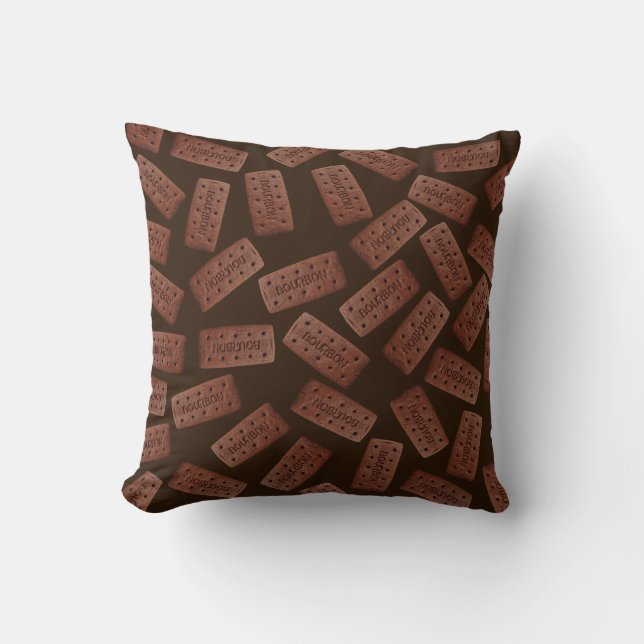 Bourbons Throw Pillow (Front)