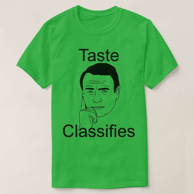 Bourdieu Quote 2 Philosophy Sociology Teacher T-Shirt (Design Front)