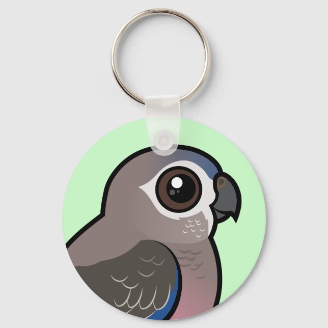 Bourke's Parrot Keychain (Front)