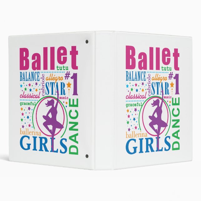 Bourne Ballet 3 Ring Binder (Background)