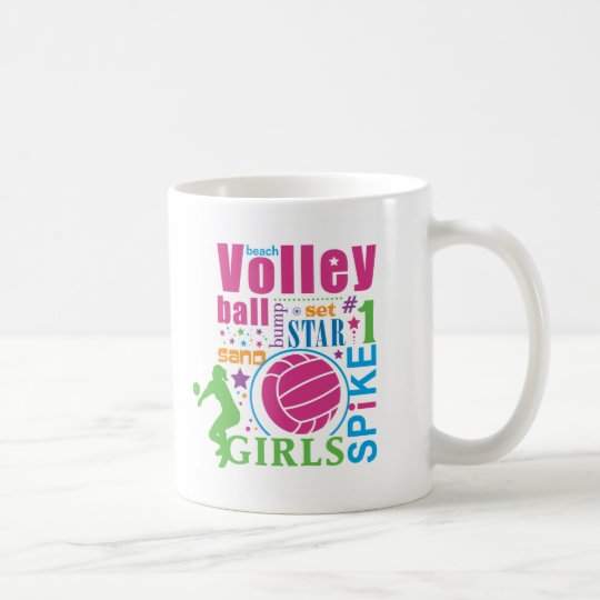 Bourne Beach Volleyball Coffee Mug