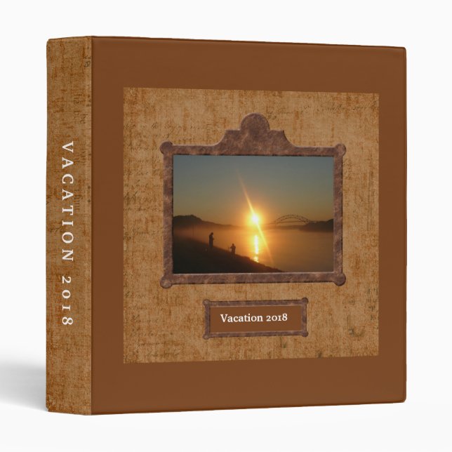 Bourne Bridge, Cape Cod - Photo Album 3 Ring Binder (Front/Spine)