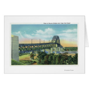 Bourne Bridge over Cape Cod Canal View Cards