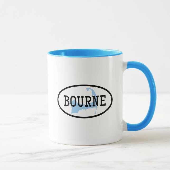 Bourne, MA Coffee Mug (Right)