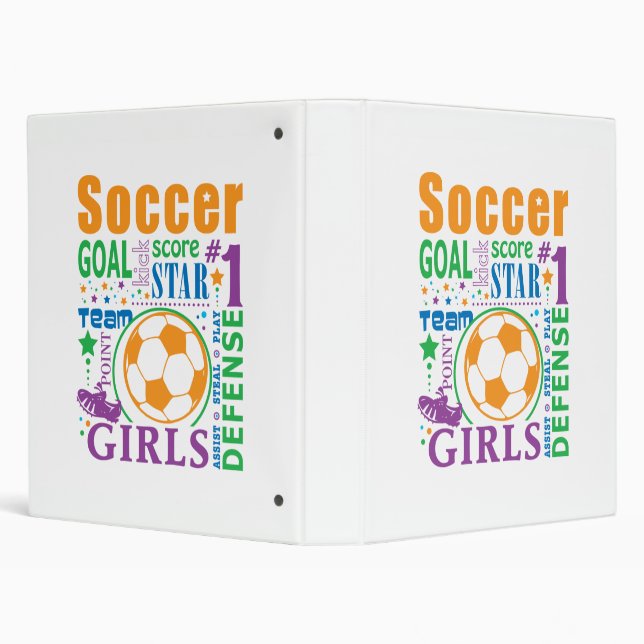 Bourne Soccer 3 Ring Binder (Background)
