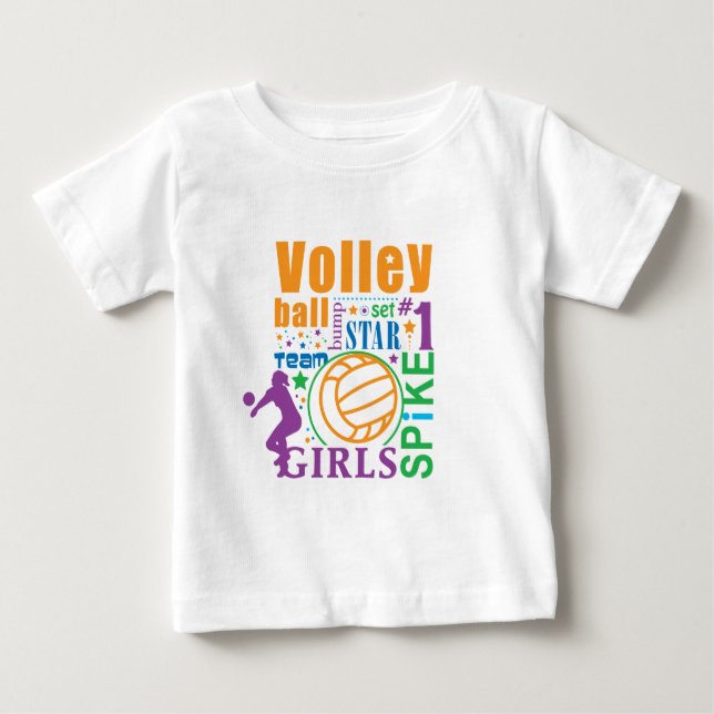 Bourne Volleyball Baby T-Shirt (Front)