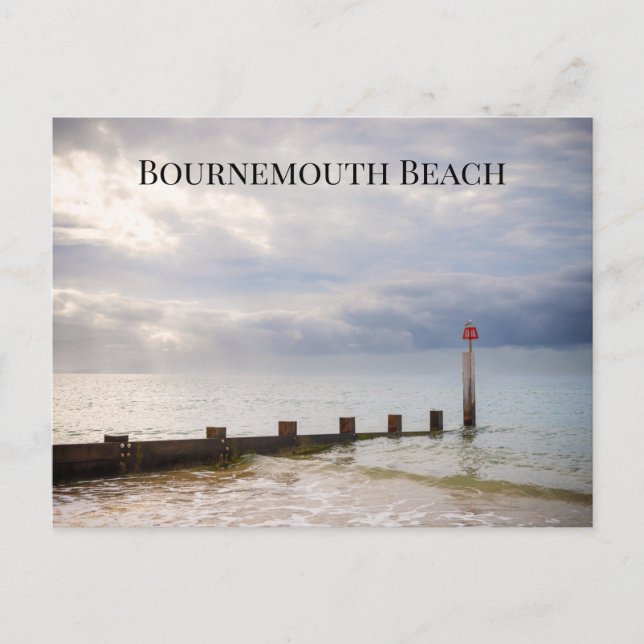 Bournemouth Beach  Postcard (Front)