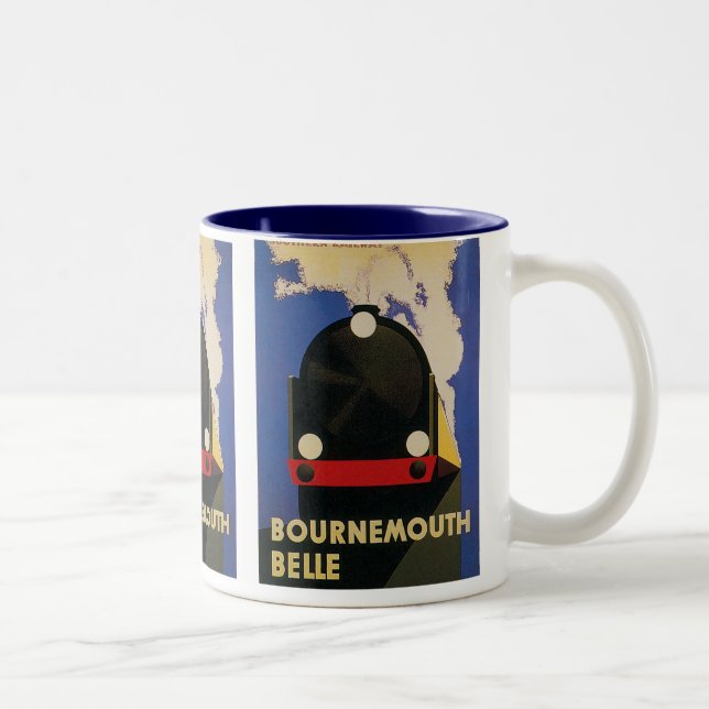 Bournemouth Belle Two-Tone Coffee Mug (Right)