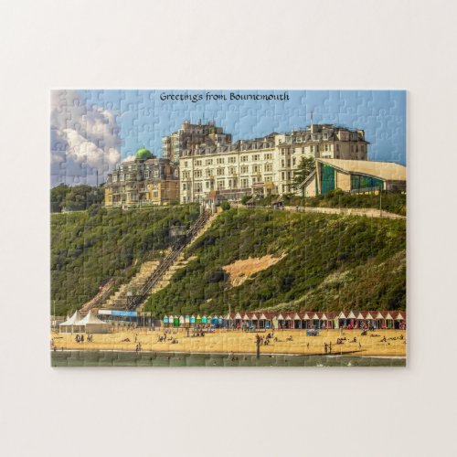 Bournemouth coast jigsaw puzzle