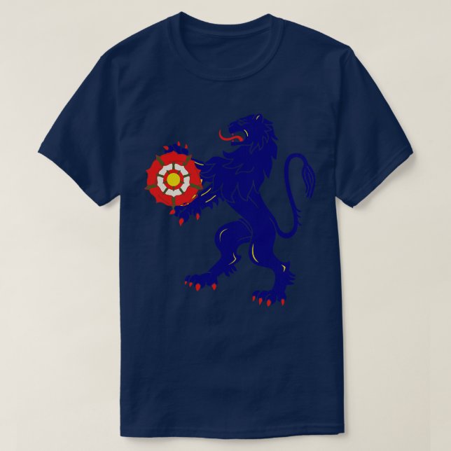 Bournemouth England Town Flag T-Shirt (Design Front)
