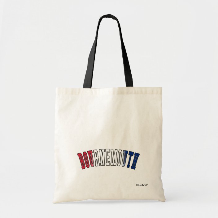 Bournemouth in United Kingdom National Flag Colors Tote Bag