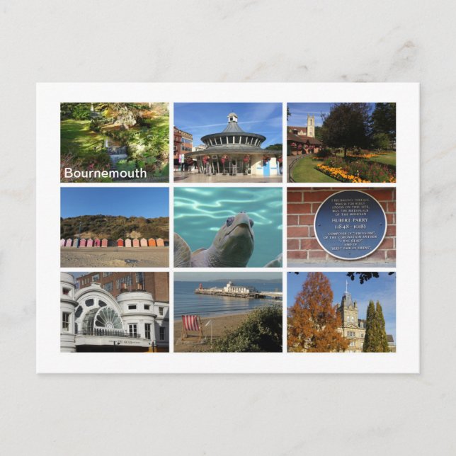 Bournemouth Postcard (Front)