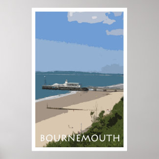 BOURNEMOUTH Vintage Style Poster