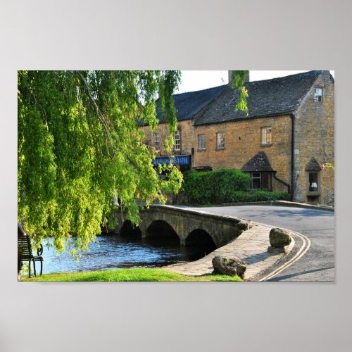 Bourton on the Water Cotswolds England UK Poster