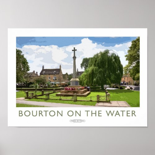 Bourton on the Water Railway Poster