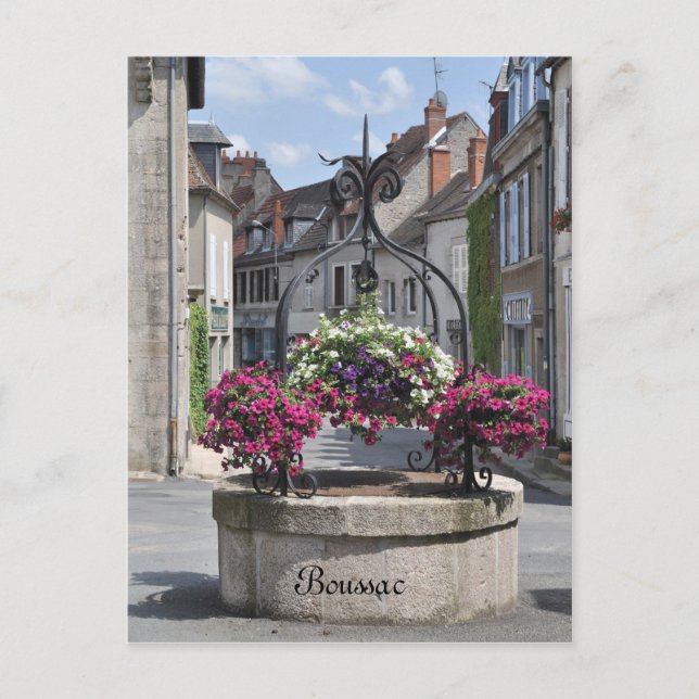 Boussac, Creuse, France postcard (Front)