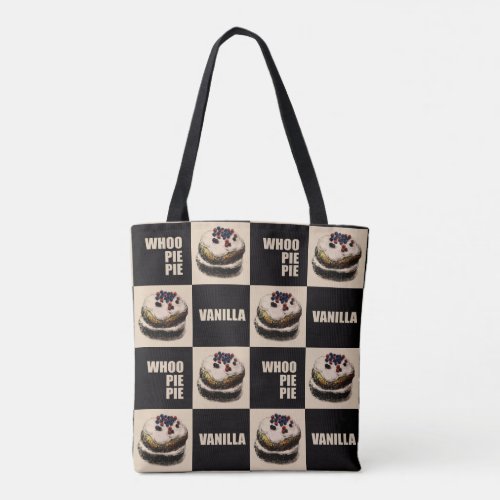 BoutBoutBout Vanilla Whoopie Pie   Socks Flip Fl Tote Bag