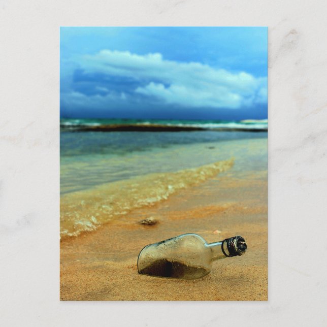 bouteille à la mer postcard (Front)