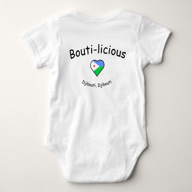 Bouti-licious Baby Crawler Baby Bodysuit (Back)