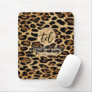 Boutique Branding Leopard Skin Beauty Industry Mouse Pad