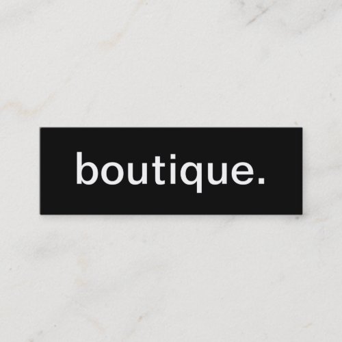 Boutique Business Card
