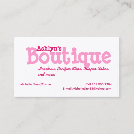 boutique business cards boutique business cards