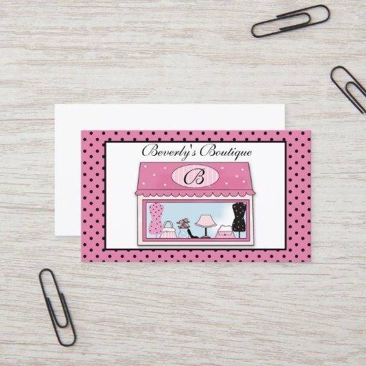 Customizable Boutique Business Card