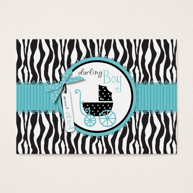 Boutique Chic Boy Gift Tag (Front)