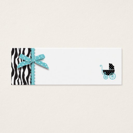 Customizable Boutique Chic Boy Skinny Gift Tag Business Card