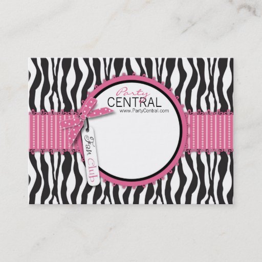 Customizable Boutique Chic Business Card FC