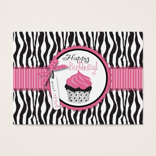 Boutique Chic Cupcakes Gift Card (Front)