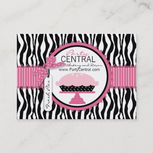Customizable Boutique Chic Pie Business Card Templates