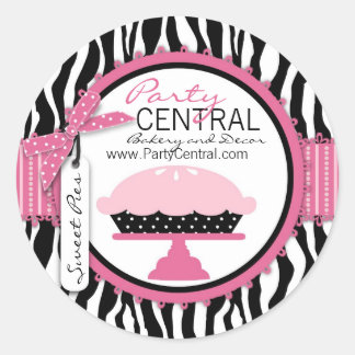 Boutique Chic Pie Business Sticker