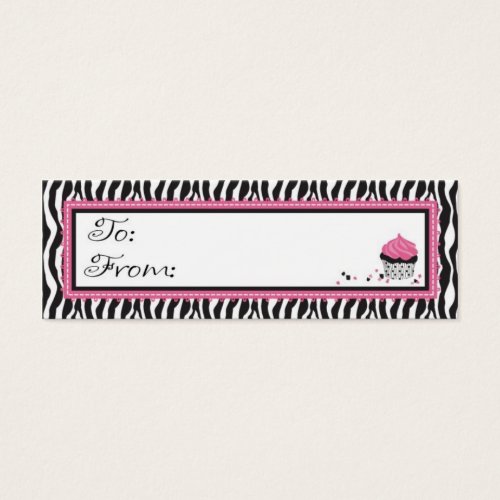Boutique Chic Skinny Gift Tag Business Card Templates