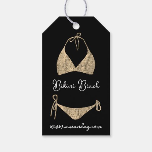 Boutique Clothing Price Online Shop Qr Logo Bikini Gift Tags