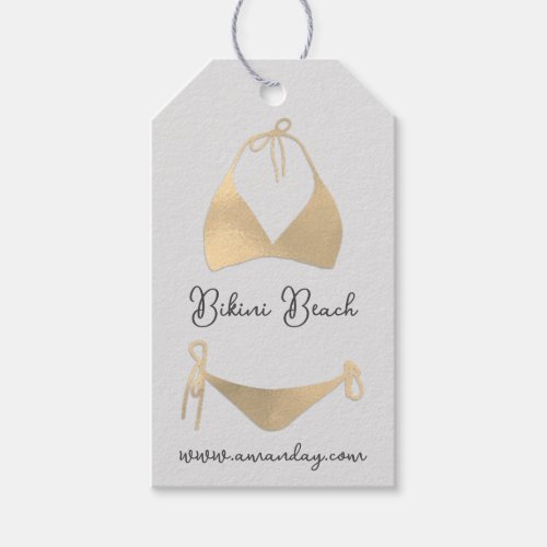 Boutique Clothing Price Online Shop Qr Logo Gold Gift Tags