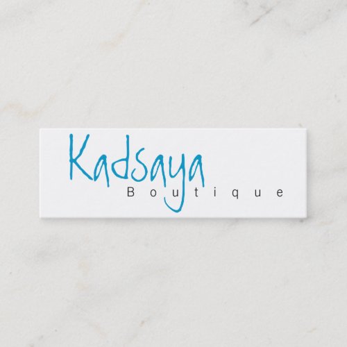 Boutique Kadsaya 4 Store Business Card