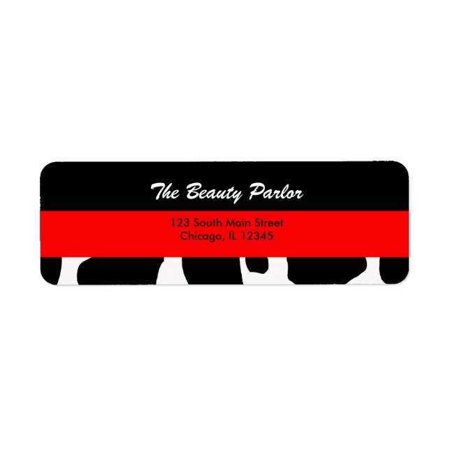 Boutique Label (Front)