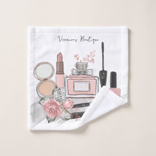 Boutique Makeup Personalized Wash Cloth (Wash Cloth)
