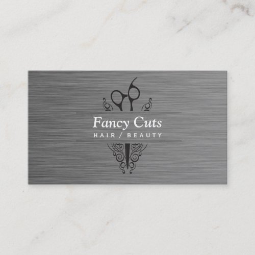 Boutique Steel  Modern Luxe Business Card