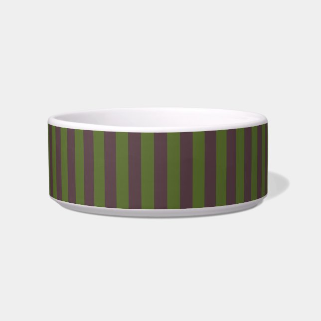 Boutique Stripes - Cat Bowl 25oz (Left)