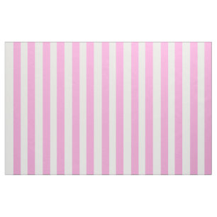 Boutique Stripes - Fabric Pink White