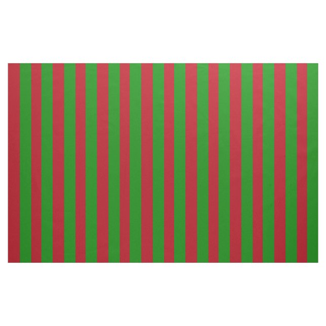 Boutique Stripes - Fabric Red Green (Fat Quarter)