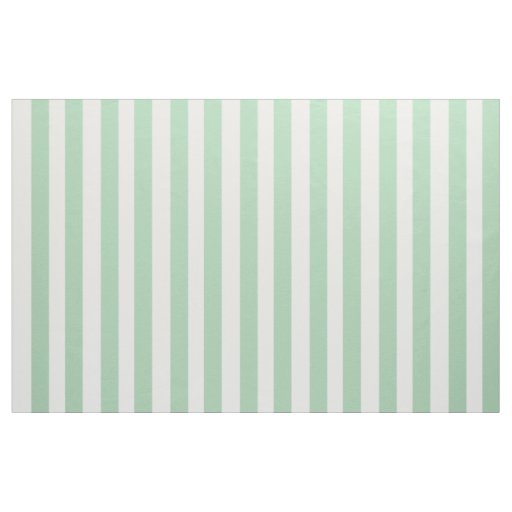 Boutique Stripes - Fabric White Mint Green 2