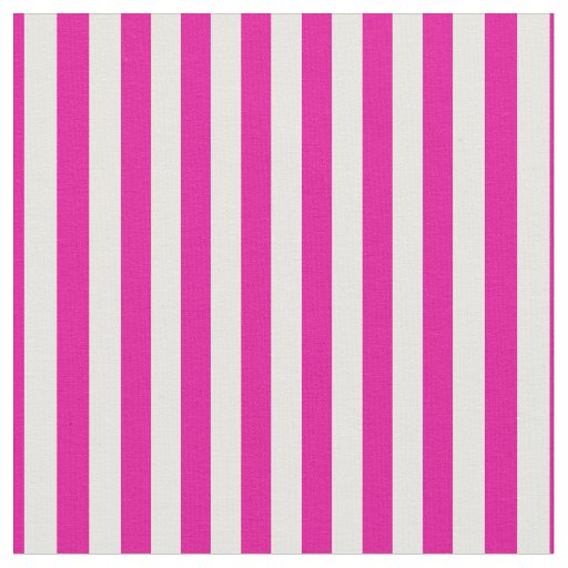 Boutique Stripes - Fabric White Pink